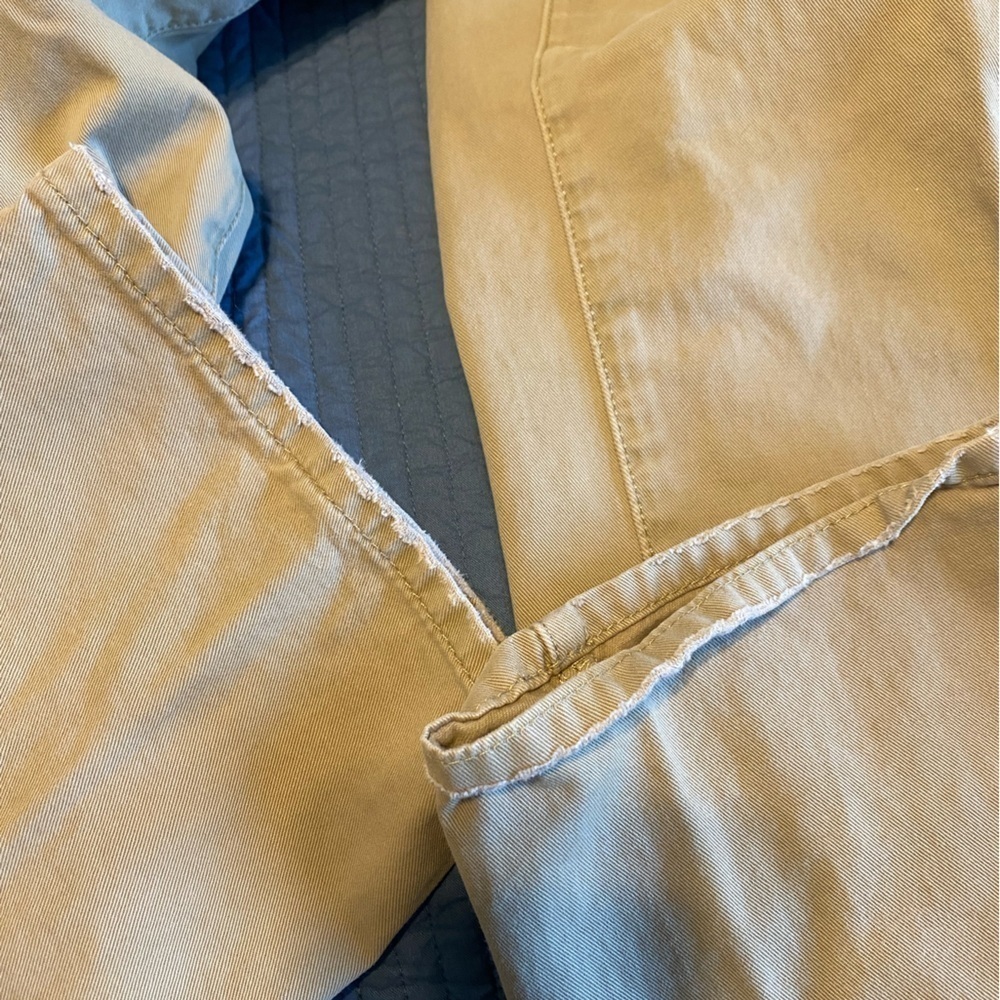 Lucky Brand 221 Original Straight Pants | Men’s Tan Distressed Trousers | 30x32 - Picture 7 of 7